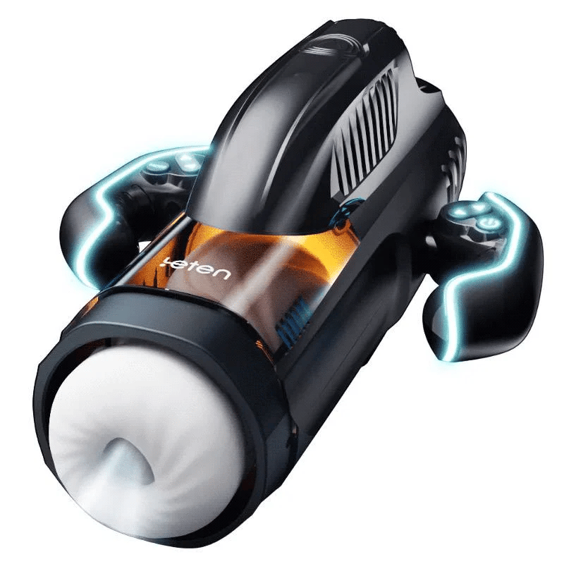 【50% Off】【3.15 IN Depth】Leten 10 Vibrating & Sucking Voice Handheld Masturbator Male Sex Toys