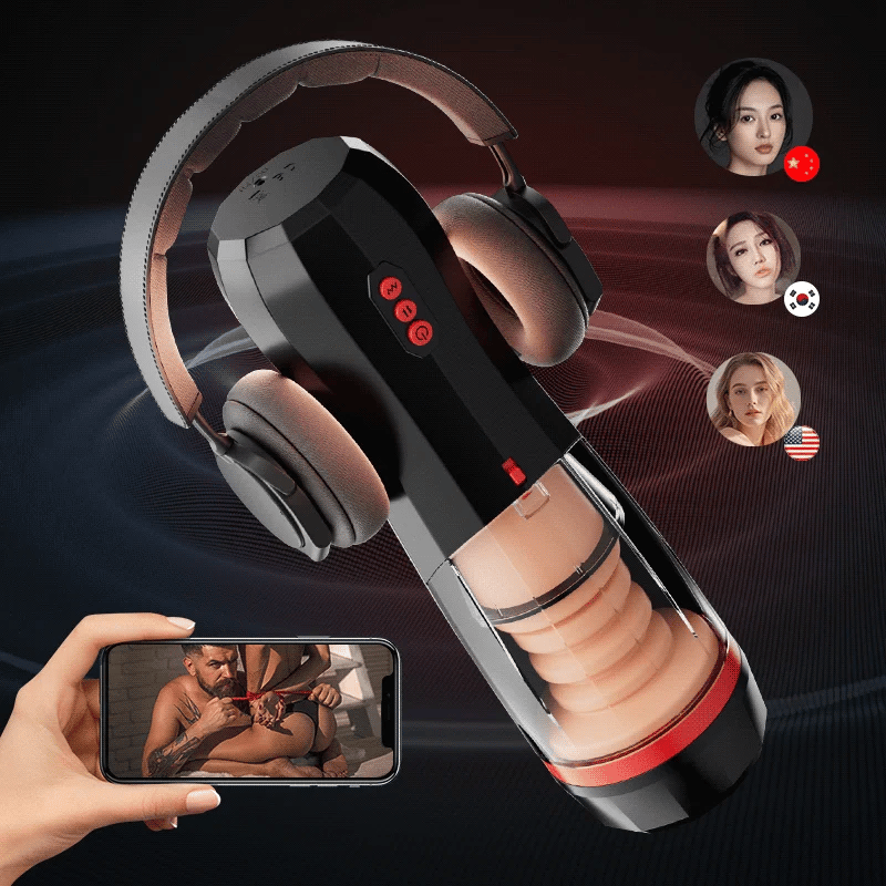 【Free Lube】Roka - Lifelike Automatic 5 Thrusting 10 Vibrating Vocable Masturbator