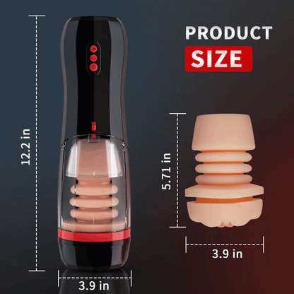 【Free Lube】Roka - Lifelike Automatic 5 Thrusting 10 Vibrating Vocable Masturbator