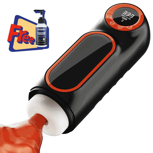 【50% Off】Romanlust LCD Sucking Thrusting Vibrating Male Masturbator Male Sex Toy