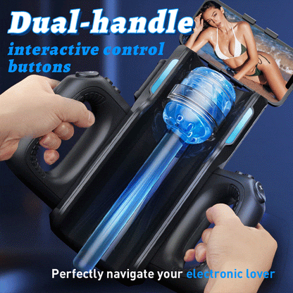 【50% Off】Leten 10 Thrusting High-speed Motor Masturbator with Phone Holder Male Sex Toys