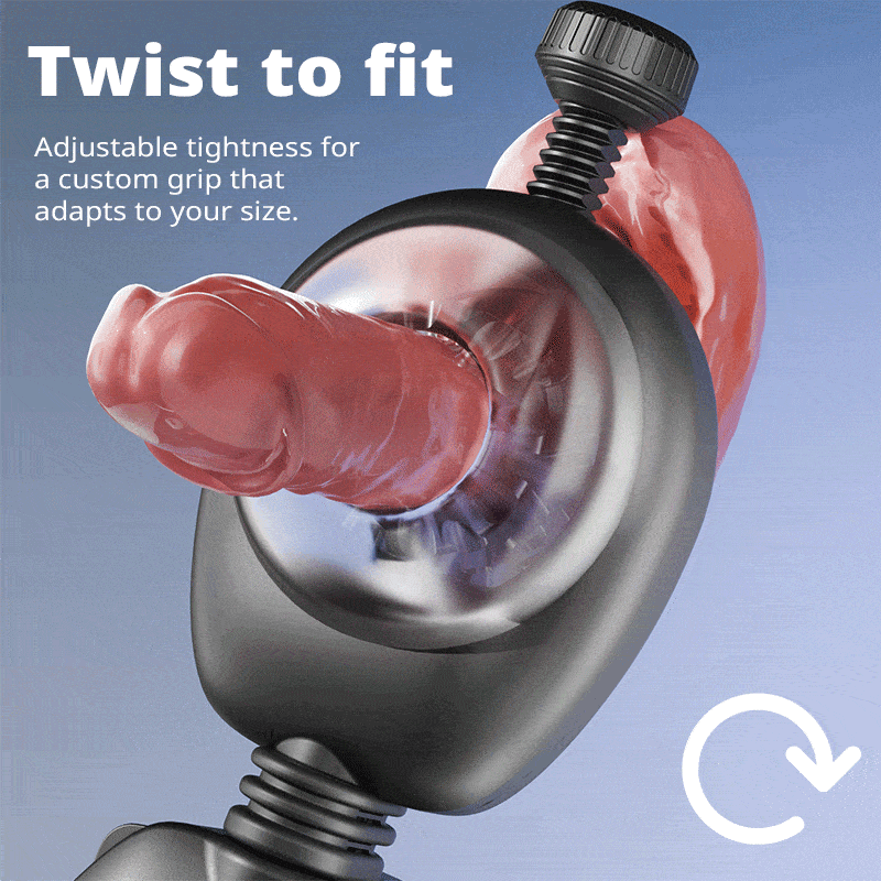 【50% Off】【Fits all sizes】LustGear Belt-Driven Vibrating Stroker Masturbator