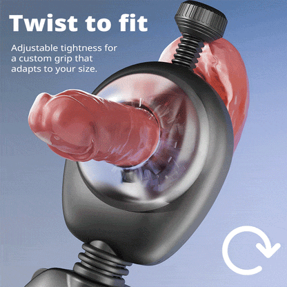 【50% Off】【Fits all sizes】LustGear Belt-Driven Vibrating Stroker Masturbator