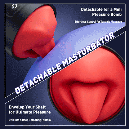 【Beginner’s Choice】Newvibe App Controlled Male Masturbator with 9 Tongue Licking & Vibration Modes