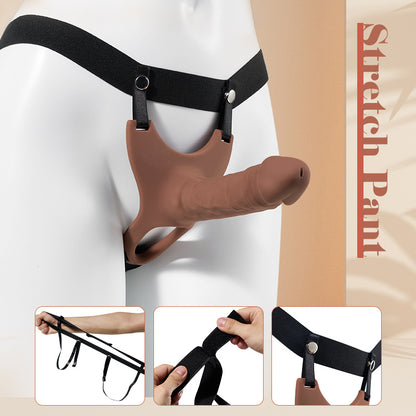 Newvibe Unisex Lifelike Strap-on Dildo Penis Sleeve 6.70 Inch