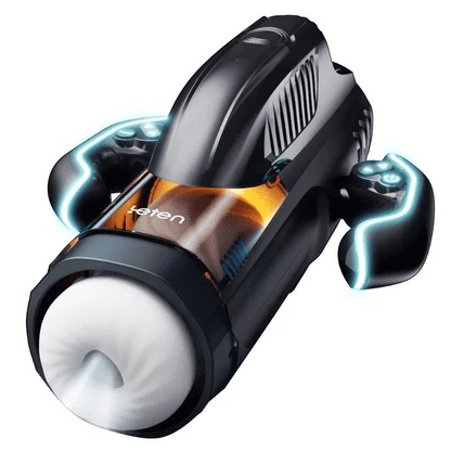 【50% Off】【3.15 IN Depth】Leten 10 Vibrating & Sucking Voice Handheld Masturbator Male Sex Toys