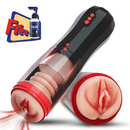【Free Lube】Roka - Lifelike Automatic 5 Thrusting 10 Vibrating Vocable Masturbator