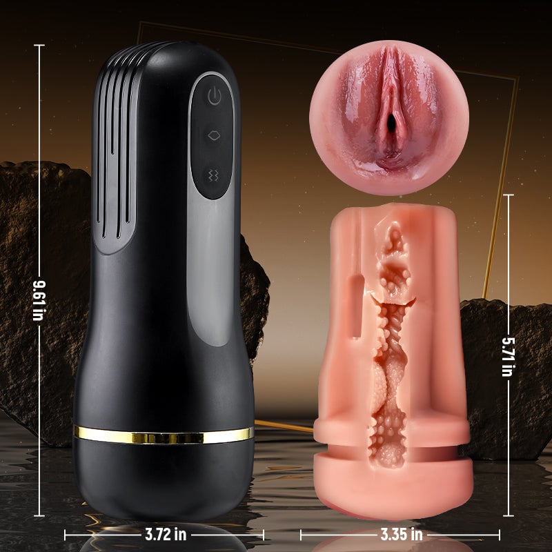 Romanlust The Captain 10 Vibrating Sucking Deep Throat Male Stroker
