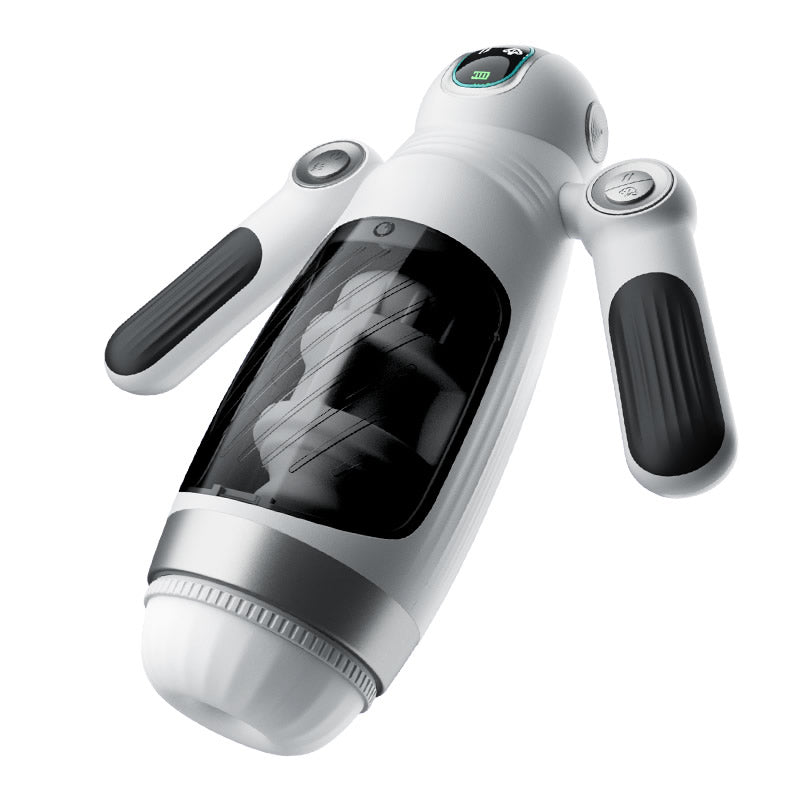 Hamster 7 Telescopic Squeezing 12 Vibration Masturbator Experience More Authen Men Sex Toys tic Piston