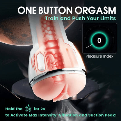 【50% Off】Leten Automatic Masturbator 10 Squeezing Sucking Vibrating Sensations  Free Lube Male Sex Toy